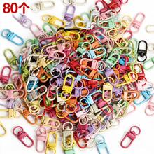 50-200pcs Random Color Bright Metallic Keychains, Durable Swivel Clasp, Suitable For DIY Jewelry And Bag Accessories, Cute Y2K Style - Keychain - View 19