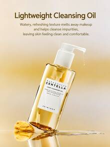 SKIN1004 Madagascar Centella Cleansing Oil, Lightweight Water-Like Texture, Gentle Cleansing And Soothing, Suitable For Full Face (Including Eyes And Lips), Ideal For Removing Party And Holiday Makeup - Cleansing Oil 200ml - View 7
