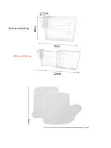 Dump Shoe Cabinet Divider, Transparent Adjustable Telescopic Storage Partition, Free-Adjustable Clip-On Multi-Function Space Organizer Anti-Tip, Useful Home Storage Accessory For Small Items - View 10