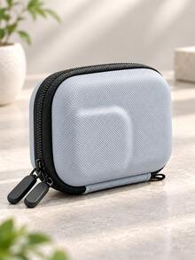 1pc EVA Hard Shell Mini Action Camera Storage Bag, Shockproof Protective Travel Organizer, Soft Velvet Lining, Dual Zipper, 10x7x4cm Portable Action Camera Case, Suitable For Outdoor Photography, Hiking, Camping, Travel, 5 Colors - View 13