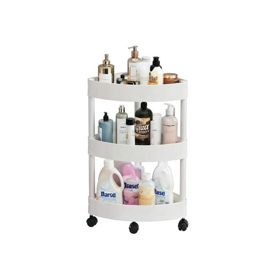 Floor Shelves - White - View 1