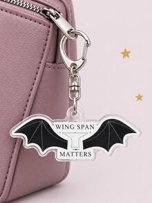 1pc/4pcs ACOTAR Bat Wing & Suriel Tea Keychain Pendant, Suitable For Car Keys, Backpack, Handbag, Wallet, Gift, Bag Charm, Y2K Gift, For Friends, Graduates And Fantasy Novel Lovers - Multicolor - View 2