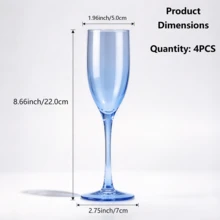 1/3/6/8/12pcs Crystal-Like Shatterproof Acrylic Stemware, 5oz Reusable Vintage Ribbed Cold Drink Glasses, Dessert Cups For Wedding, Birthday, Christmas, Party, Picnic, Restaurant, Multiple Sizes Available - View 12