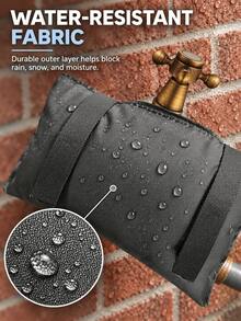 Thickened Faucet Anti-Freeze Insulation Cover, Outdoor Water Pipe Anti-Freeze & Dust Cover, Prevents Faucet Freezing, Winter Insulation Essential, Reusable, Easy To Remove, Suitable For Home, Garden, Kitchen And Various Outdoor Environments, Winter Necessity - Multi-color - View 6