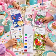 1pc Multi-Theme Fun Drawing Book, Large Image & Thick Line Design, Perfect For 2-6 Years Old Toddlers To Learn Drawing. Thick Paper, No Bleed-Through, Children Can Freely Color And Doodle. Learn Colors And Develop Focus During Coloring, Great Early Education Educational Drawing Book, Suitable For Home And Kindergarten, Also Perfect As A Children's Gift. - Multicolor - View 5