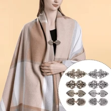 1Pair/2/4Pairs Vintage Sweater Clips - Cardigan Collar Clips And Formal Shirt Clips, Suitable For Women's Shirts, Dresses, Shawls And Cardigans, Anti-Exposure Collar Scarf Clips - Multicolor - View 5