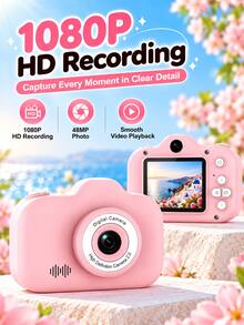 YAIUZGOO Kamera Digital Mini dengan Kamera Ganda Depan dan Belakang, Kamera Perekam Video HD 1080P, Layar 2.0 Inci, Kamera Kompak Zoom 4X dengan Pengisian Daya Tipe-C, Kamera Foto Portabel untuk Perjalanan, Perekaman Harian, Fotografi & Pemotretan Video - View 8