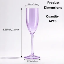 5oz Unbreakable Champagne Flutes, Reusable Champagne Toasting Cups, Clear Plastic Martini Glasses - Suitable For Cocktails, Champagne And Desserts, Reusable, Mousse Cups - View 18