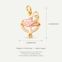 1pc Cartoon 3D Enamel Pendant, Ballerina, Clown, Hedgehog, Rabbit, Christmas Stocking Design, Lead-Free Nickel-Free, DIY Jewelry Making Accessory, Perfect For Bracelets, Necklaces, Earrings, Keychains And Handmade Gifts - Multicolor - View 10