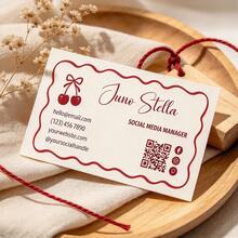 Customized QR Code Business Cards, Greeting Cards, Event Cards, Table Cards, Personalized, Suitable For Employees, Business, Work, Office, School, Back To School Season, Office And Learning Supplies, Christmas Decoration, 89X51mm, Personalized Gifts - Business Card - View 4