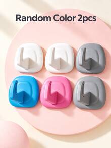 Colorful No-Drill Wall Hooks Set, Strong Load-Bearing, Home Organization & Storage Essential - one-size - View 12