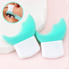 2 buah Alat Rias Mata Silikon, Kuas Maskara/Eyeshadow/Eyeliner Multifungsi, Dapat Digunakan Kembali, Cocok Untuk Pemula Rias Mata - MultiWarna - View 9