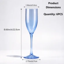 5oz Unbreakable Champagne Flute, Reusable Champagne Toasting Cup, Clear Plastic Martini Glass - Suitable For Cocktails, Champagne And Desserts, Reusable, Mousse Cup - View 18