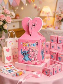 Disney 24pcs Stitch Theme Candy Boxes, Stitch Snack Boxes, Gift Snack Boxes, Birthday Party Supplies, Gift Snack Boxes, Stitch Party Supplies - Cartoon - View 6