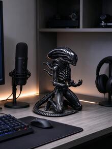 3D Printed Original Oversized Alien Creature Pen Holder, Alien Monster Design, Fountain Pen/Ballpoint Pen/Pencil/Brush Storage, Wide Base Anti-Tip, Office Desk/Bookshelf Large Display, Dual Function As Pen Holder And Decorative Ornament - Extra Large Alien Creature Pen Holder - View 8