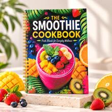English Fruit Smoothie Recipe Book, Creative Fruit & Vegetable Smoothie Making Tutorial, Tropical Fruit Drink Recipe Guide, Strawberry Blueberry Mango Kiwi Mixed Smoothie, Easy To Learn DIY Drink Making, Beautiful Colorful Illustrated Cover, Gold Spiral Binding, Suitable For Kitchen Beginners And Healthy Eating Enthusiasts, Home Cooking Reference Book, Practical Birthday And Holiday Gift - Style 1 - View 5