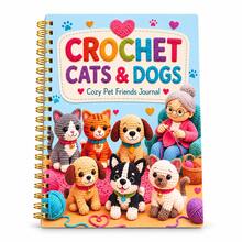 English Version Crochet Cat & Dog Handmade Creative Manual, Cute Pet Yarn Knitting Theme Notebook, Adorable Cat & Dog Pattern Cover, Warm Grandma Handmade Style, Colorful Exquisite Design, Gold Spiral Binding, Suitable For Crochet Enthusiasts, Handmade DIY Experts And Pet Lovers, Daily Creative Recording And Planner Use, Home Leisure Handmade Inspiration Book, Perfect Gift For Birthdays And Holidays - Style 1 - View 8