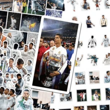 FIFA 65 ملصق بموضوع نجوم كرة القدم ريال مدريد، ملصقات صور مبابي وفينيسيوس وبيلينجهام ولاعبين آخرين، مناسبة لتزيين الكمبيوتر المحمول وزجاجة المياه والمخطط وغطاء الهاتف، مجموعة هدية لعشاق كرة القدم - ملصق - مشاهدة 8