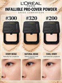 L'Oreal 歐萊雅恆放溢彩無瑕持妝粉餅#200 9g,適合冷調白皙膚色,持久定妝、保濕控油遮瑕 - 無瑕持妝粉餅 #200 - 查看 4