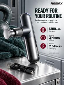 REMAX RS-M01 Mini Massage Gun Muscle Relaxation Massage Gun Fitness Essential - View 1