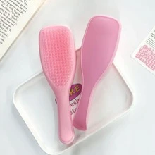 Anti-Tangle Professional Hair Comb, Curly Hair Styling Comb, Smooth Hair Care With Scalp Massage, Suitable For All Hair Types (Curly / Straight / Wet / Dry), Bathroom Accessory, Travel Essential - A - View 9