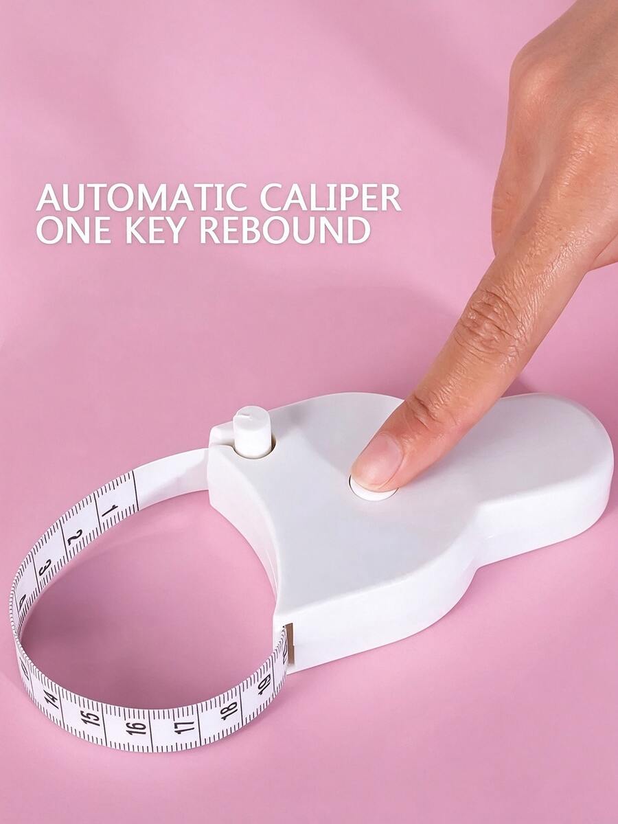 1pc Retractable Body Measuring Tape, Waist, Chest, Hip, Arm, Thigh Measurement Ruler, Portable Fitness Weight Loss Body Size Measurement Tool, Suitable For Home, Gym And Tailoring Use