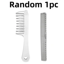 1 Transparent Applicator Comb Hairdressing Men And Women Scalp Therapy Massage Liquid Guide Comb Wide Tooth Hair Straightening Comb Household Multi-Functional Guide Care Comb - Clear - View 10
