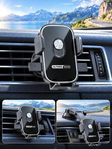 Magnetic Car Phone Holder, Air Vent Phone Mount, Universal Adjustable Phone Holder, 360 Degree Rotating Car Mount, Strong Grip Design, Dashboard Navigation Phone GPS Holder, Car Interior Hands-Free Driving Accessory - Multicolor - View 3