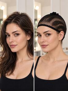 Bando Wig Tak Terlihat, Lengan Penahan Topi Wig, Jaring Rambut Wig Model Kaos Kaki, Jaring Rambut Elastis Anti Selip dan Bernapas untuk Berbagai Bentuk Kepala, Aksesori Wig Elastisitas Tinggi yang Dapat Diregangkan, Jaring Rambut Tak Terlihat untuk Cosplay Halloween - View 8