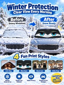 Personalized Car Windshield Sunshade, Designed To Reflect Heat, Block UV Rays, And Provide Protection Against Frost. Features A Foldable Design And Is Suitable For Sedans, SUVs, And Trucks-An Ideal Choice For A Birthday Or Anniversary Gift. - A - View 7