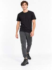 Sepatu lari kasual Kappa yang nyaman dan lembut, unisex, warna hitam. - Hitam - View 7