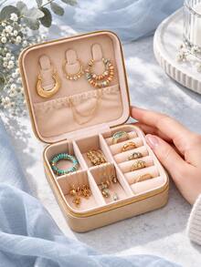 Personalized Jewelry Box, Customized Jewelry Box, Bridesmaid Jewelry Box, Gift For Her, Travel Jewelry Organizer, Customized Name Jewelry Box - Multi-color - Graduation Jewelry Box - View 5