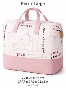 3PCS/1PC, Large Capacity Clothing Storage Bag, Foldable Fabric Storage Box, Organizes Clothes, Wardrobe Organization, Equipped With Reinforced Handles For Easy Dragging; Durable And Waterproof, Foldable And Portable, Suitable For University Dorms, Homes, Offices And Travel; Ideal Choice For Students And Professionals (Available In Multiple Sizes). - Multicolor - View 17