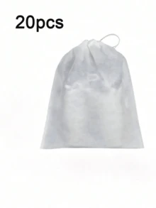 50/20/10/1pc Translucent White Shoe Storage Bags, Non-Woven Fabric, Dust-Proof And Moisture-Proof, Suitable For Home Closet Travel Storage, Foldable Disposable Storage Bags, Shoe Storage, College Dorm Essentials, Shoe Storage And Organization, Travel Essentials - Multicolor - View 11