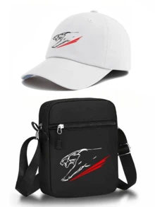 1pc/2pcs Leopard Print Unisex Streetwear Outdoor Sports Baseball Cap & Crossbody Bag, Adjustable, Gift For Yourself Or Friends - Multicolor - View 7
