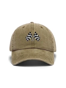 Classic Racing Finish Line Themed Baseball Cap - Black And White Checkered Flag Pattern, Suitable For Men And Women. Can Be Used For Off-Road, Car, Motorcycle Sports And Other Occasions, Also As A Sun Hat. Perfect For Casual Entertainment Activities, Festivals Or Car And Motorcycle Races, An Ideal Gift For Friends And Family. - A - View 11