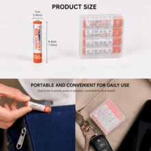 powerKAN Pin sạc AAA dung lượng cao 1100mAh Ni-MH 1.2V, lý tưởng cho đèn năng lượng mặt trời, dây đèn LED, điều khiển từ xa, chuột không dây, đèn pin - Xem 8