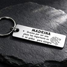 1 Pc Godmother Gift For Grandson, Fairy Godmother Keychain For Men - Multicolor - View 7