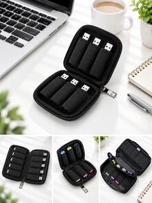 USB Flash Drive Case Organizer, Soft Neoprene Thumb Drive Holder With ...