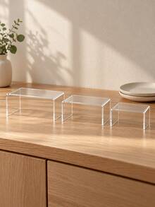 Bộ giá đỡ trưng bày acrylic hình chữ U, kệ nâng bánh ngọt và bánh pastry trong suốt cho tiệm tráng miệng, giá đỡ nhiều tầng trong suốt nhiều kích cỡ cho tiệm bánh, quán cà phê hoặc trình bày đồ ngọt tại nhà - Xem 9