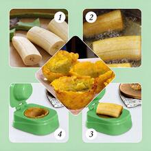 Multifunctional Banana-Shaped Dough Press Mold - Kitchen Tool For Making Stuffed Pasta, Snacks And Meatballs - Durable PPSU Plastic Cooking Accessory - Manual Operation - Multicolor - View 4