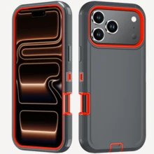 Dark Gray + Orange