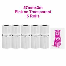 Color-Revealing Transparent Adhesive Stickers Clear Mini Printer Refill Paper For Christmas DIY Gifts, Halloween Journals, Photo Printing, Study Notes, Inventory Recording, Compatible Refill Tape Only - View 59