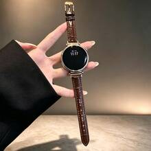 Glossy Bamboo Knot Pattern Watch Band Suitable For Huawei GT6/GT5/GT4 Women's Genuine Leather Bamboo Knot Pattern Fragrant Style Watch Band New GT6 41mm Wristband - Multicolor - View 10
