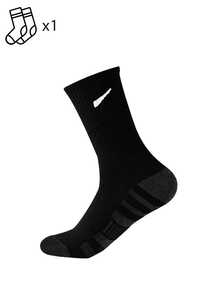 1/5/10/20 Pairs Men's Mid-Calf Socks, Grey Base Striped Design, Sports Anti-Slip Shock-Absorbing Running Socks, Basketball Socks - Multicolor - View 17