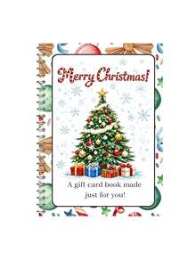 Christmas Gift Card Book For Her, Holiday Gift Card Storage Book With Slots,Santa Claus Theme Spiral Notebook, Holiday Greeting Card Collection Album,Cute Pink Christmas Gift Card Holder, Christmas Gift For Wife, Girlfriend, Mom - Multicolor - View 14