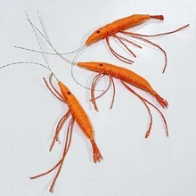 3pcs/Set Dynamic Shrimp-Shaped Cat Toys, Suitable For Kittens And Adult Cats, Interactive Hunting Toys, Shrimp-Shaped Toys Wiggle, Nylon Material, Chewable, Suitable For Pouncing And Exercise, Pet Herbal Plant Intelligence Toys, Promote Play And Intellectual Development. - View 2