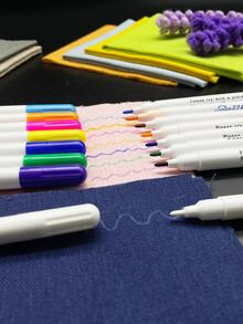 Air-Erasable Marker, 8 Colors Available, Auto-Fading, No Residue On Fabric, Suitable For Clothing Pattern Making, Embroidery, Patchwork, Christmas Decorations And Other Crafting Scenarios - Air-disappearing Pen - View 4