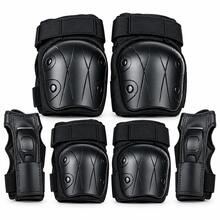 6 In 1 Knee Pads Elbow Pads Wrist Guards Set, Gear For Roller Skating, Cycling, Skateboarding, Scooter And Outdoor Sports - A - View 9