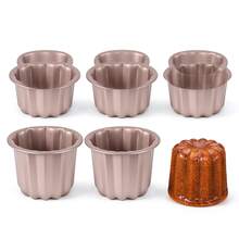 Carbon Steel Cake Mold Set | Non-Stick, Heat-Resistant, Multi-Functional Baking Tools Suitable For Cakes, Breads, Pancakes, Cupcakes. Easy To Release From Mold, Quick Cleaning, Durable And Reusable - Kitchen Essential - View 6
